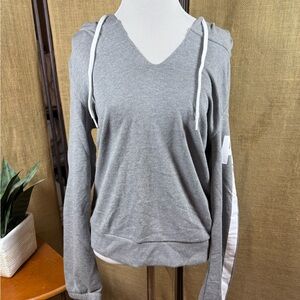 PINK Victoria's Secret Gray Hoodie Sweater
